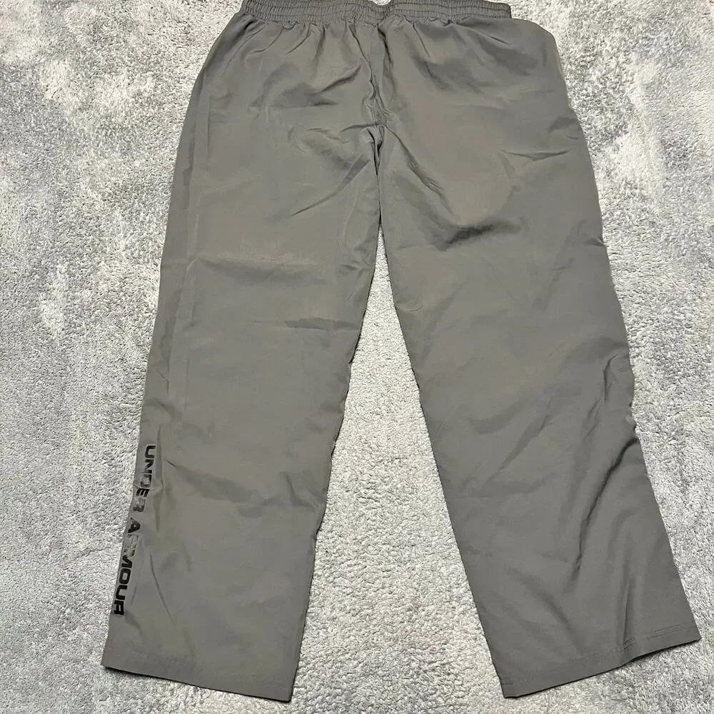 Under Armour Pants Mens XXL Woven Vital Workout Gray Loose Performance